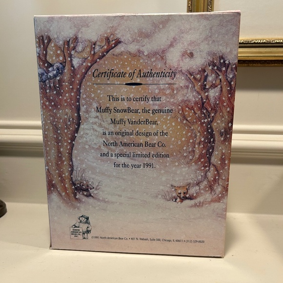 1991 Limited Edition Muffy Vanderbear - Snowbear - Picture 9 of 12